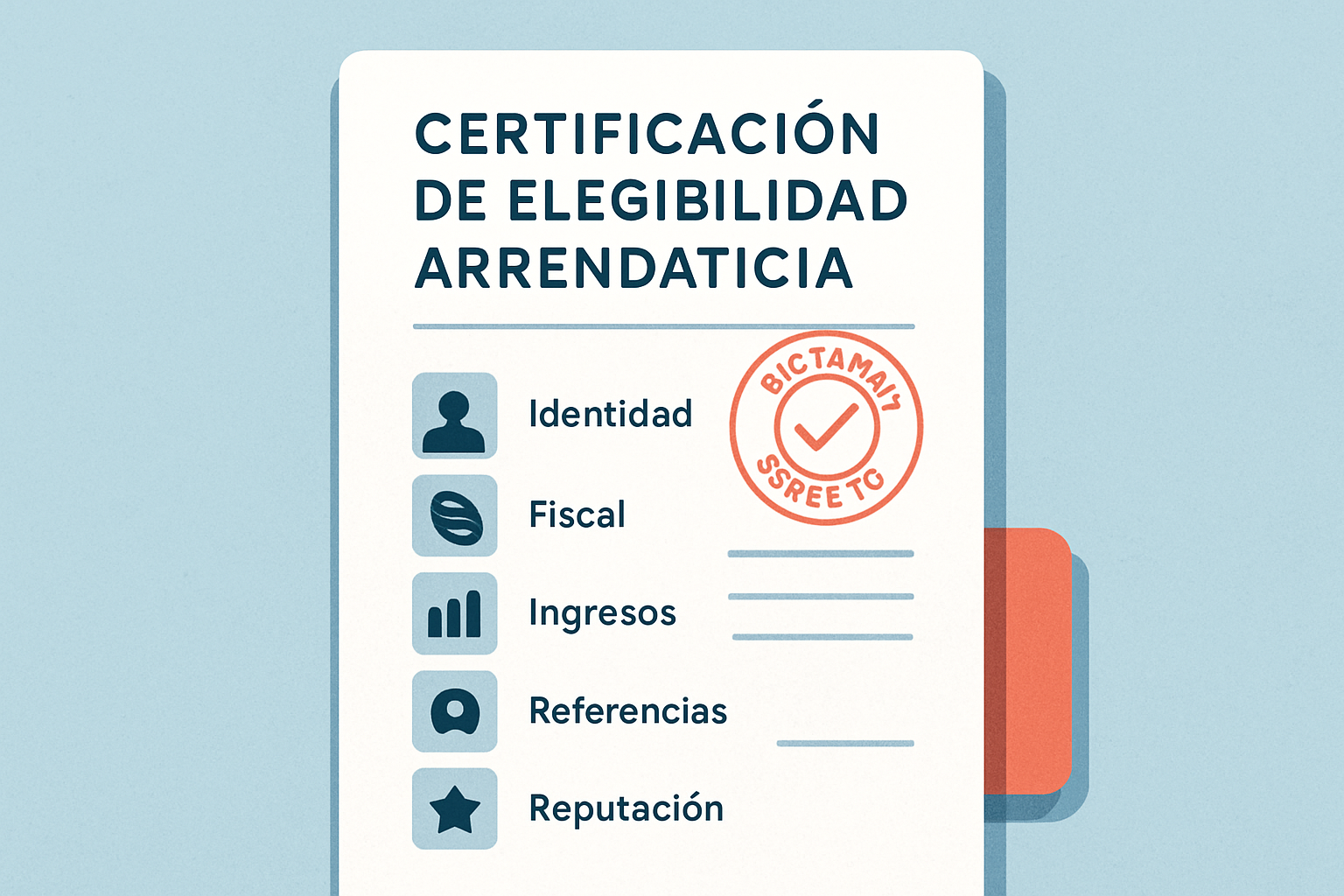 Certificación de elegibilidad arrendaticia con dictamen profesional